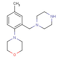 1460033-47-9 4-[4-methyl-2-(piperazin-1-ylmethyl)phenyl]morpholine chemical structure