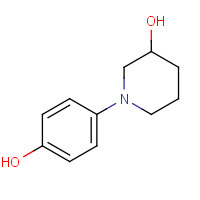 39104-02-4 1-(4-hydroxyphenyl)piperidin-3-ol chemical structure