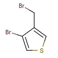 40032-80-2 3-bromo-4-(bromomethyl)thiophene chemical structure