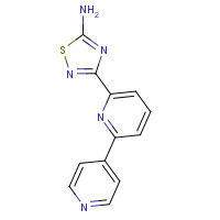 1179361-29-5 3-(6-pyridin-4-ylpyridin-2-yl)-1,2,4-thiadiazol-5-amine chemical structure