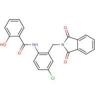 693288-97-0 N-[4-chloro-2-[(1,3-dioxoisoindol-2-yl)methyl]phenyl]-2-hydroxybenzamide chemical structure