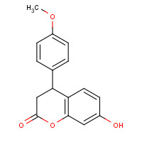 109386-28-9 7-hydroxy-4-(4-methoxyphenyl)-3,4-dihydrochromen-2-one chemical structure