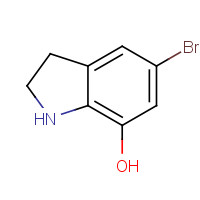 1369153-16-1 5-bromo-2,3-dihydro-1H-indol-7-ol chemical structure