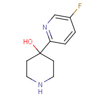 1207865-17-5 4-(5-fluoropyridin-2-yl)piperidin-4-ol chemical structure