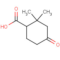 4029-26-9 2,2-dimethyl-4-oxocyclohexane-1-carboxylic acid chemical structure