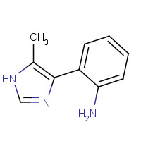 75815-16-6 2-(5-methyl-1H-imidazol-4-yl)aniline chemical structure