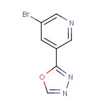 924869-13-6 2-(5-bromopyridin-3-yl)-1,3,4-oxadiazole chemical structure