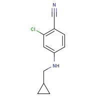 864286-57-7 2-chloro-4-(cyclopropylmethylamino)benzonitrile chemical structure