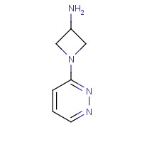 1343436-96-3 1-pyridazin-3-ylazetidin-3-amine chemical structure