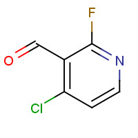 1232432-20-0 4-chloro-2-fluoropyridine-3-carbaldehyde chemical structure