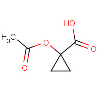 123056-60-0 1-acetyloxycyclopropane-1-carboxylic acid chemical structure