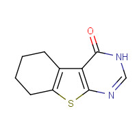 14346-24-8 5,6,7,8-tetrahydro-3H-[1]benzothiolo[2,3-d]pyrimidin-4-one chemical structure