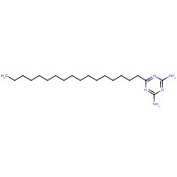 2533-20-2 6-heptadecyl-1,3,5-triazine-2,4-diamine chemical structure
