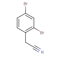 66246-16-0 2-(2,4-dibromophenyl)acetonitrile chemical structure