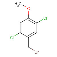 1427753-68-1 1-(bromomethyl)-2,5-dichloro-4-methoxybenzene chemical structure