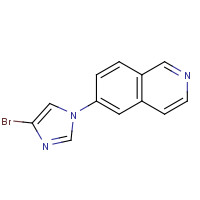 1105711-54-3 6-(4-bromoimidazol-1-yl)isoquinoline chemical structure