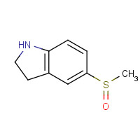 864781-32-8 5-methylsulfinyl-2,3-dihydro-1H-indole chemical structure