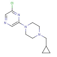 72422-10-7 2-chloro-6-[4-(cyclopropylmethyl)piperazin-1-yl]pyrazine chemical structure