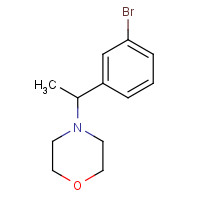1364699-31-9 4-[1-(3-bromophenyl)ethyl]morpholine chemical structure