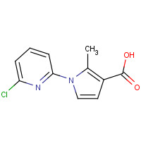1160431-20-8 1-(6-chloropyridin-2-yl)-2-methylpyrrole-3-carboxylic acid chemical structure