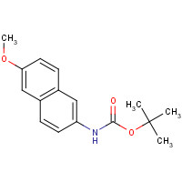 479630-55-2 tert-butyl N-(6-methoxynaphthalen-2-yl)carbamate chemical structure