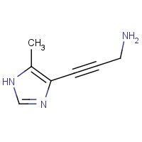 214153-37-4 3-(5-methyl-1H-imidazol-4-yl)prop-2-yn-1-amine chemical structure
