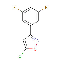 359424-44-5 5-chloro-3-(3,5-difluorophenyl)-1,2-oxazole chemical structure