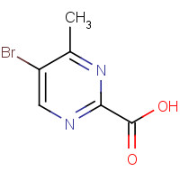 933745-86-9 5-bromo-4-methylpyrimidine-2-carboxylic acid chemical structure