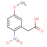 20876-29-3 2-(5-methoxy-2-nitrophenyl)acetic acid chemical structure