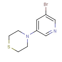 1244059-78-6 4-(5-bromopyridin-3-yl)thiomorpholine chemical structure