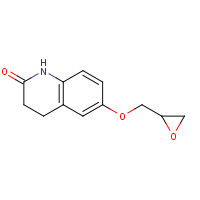 51780-90-6 6-(oxiran-2-ylmethoxy)-3,4-dihydro-1H-quinolin-2-one chemical structure