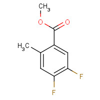 1245515-60-9 methyl 4,5-difluoro-2-methylbenzoate chemical structure