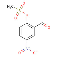 67326-25-4 (2-formyl-4-nitrophenyl) methanesulfonate chemical structure