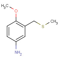 288151-81-5 4-methoxy-3-(methylsulfanylmethyl)aniline chemical structure