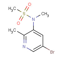 1257554-04-3 N-(5-bromo-2-methylpyridin-3-yl)-N-methylmethanesulfonamide chemical structure