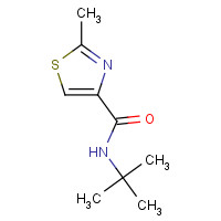 135298-47-4 N-tert-butyl-2-methyl-1,3-thiazole-4-carboxamide chemical structure