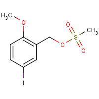 1539311-16-4 (5-iodo-2-methoxyphenyl)methyl methanesulfonate chemical structure