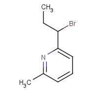 1352077-91-8 2-(1-bromopropyl)-6-methylpyridine chemical structure