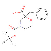 939411-96-8 2-benzyl-4-[(2-methylpropan-2-yl)oxycarbonyl]morpholine-2-carboxylic acid chemical structure