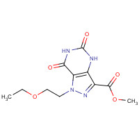 792970-10-6 methyl 1-(2-ethoxyethyl)-5,7-dioxo-4H-pyrazolo[4,3-d]pyrimidine-3-carboxylate chemical structure