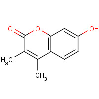 2107-78-0 7-hydroxy-3,4-dimethylchromen-2-one chemical structure