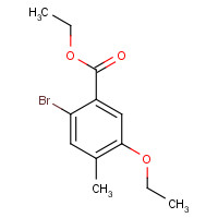 1350759-94-2 ethyl 2-bromo-5-ethoxy-4-methylbenzoate chemical structure