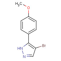 474706-38-2 4-bromo-5-(4-methoxyphenyl)-1H-pyrazole chemical structure