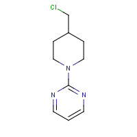 111247-62-2 2-[4-(chloromethyl)piperidin-1-yl]pyrimidine chemical structure