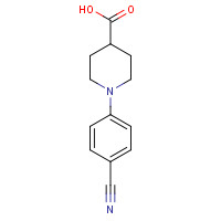 162997-21-9 1-(4-cyanophenyl)piperidine-4-carboxylic acid chemical structure