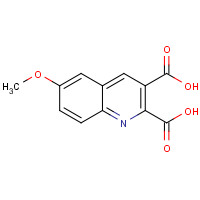 92513-52-5 6-methoxyquinoline-2,3-dicarboxylic acid chemical structure