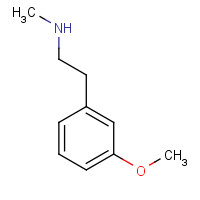 33543-62-3 2-(3-methoxyphenyl)-N-methylethanamine chemical structure