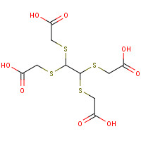 10003-69-7 2-[1,2,2-tris(carboxymethylsulfanyl)ethylsulfanyl]acetic acid chemical structure