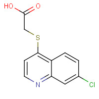5429-07-2 2-(7-chloroquinolin-4-yl)sulfanylacetic acid chemical structure