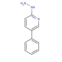 76066-38-1 (5-phenylpyridin-2-yl)hydrazine chemical structure